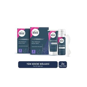 Veet Professional 50 ml + 50 ml Bikini Bölgesi Özel Tüy Dökücü Krem Seti