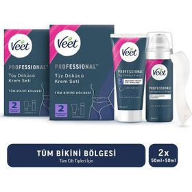 Veet Professional 50 ml + 50 ml Bikini Bölgesi Özel Tüy Dökücü Krem Seti