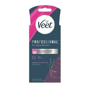 Veet Professional Bacak ve Vücut Bölgesi Normal Ciltler 20'li Ağda Bantı