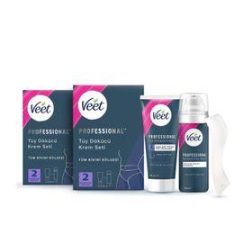 Veet Professional Bikini Bölgesi 50 ml + 50 ml Tüy Dökücü Krem Seti