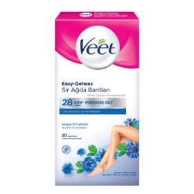 Veet Professional Hassas Ciltler İçin 20 Adet Ağda Bandı