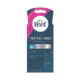 Veet Professional Hassas Ciltler İçin 20 Adet Yüz Ağda Bandı