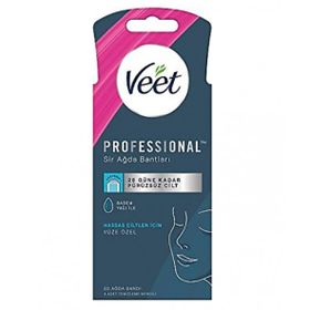 Veet Professional Hassas Ciltler İçin 20 Adet Yüz Ağda Bandı