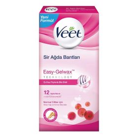 Veet Professional Normal Ciltler İçin 12 Adet Ağda Bandı
