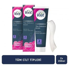 Veet Professional Promo Tüm Ciltler 200x2 ml Tüy Dökücü Krem