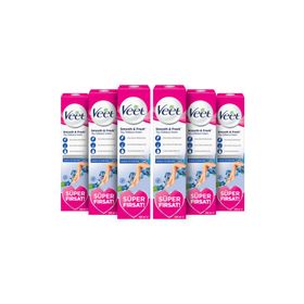 Veet Professional Promo Tüm Ciltler 6x200 ml Tüy Dökücü Krem
