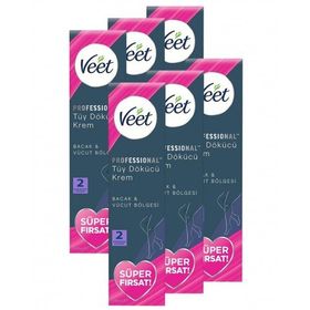Veet Professional Promo Tüm Ciltler 6x200 ml Tüy Dökücü Krem