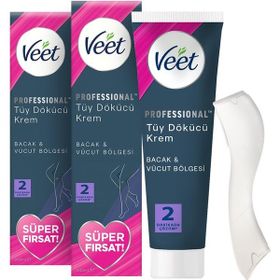 Veet Professional Süper Fırsat Paketi 2 x 200 ml Tüy Dökücü Krem