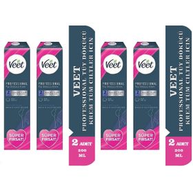 Veet Professional Süper Fırsat Paketi 2 x 200 ml Tüy Dökücü Krem