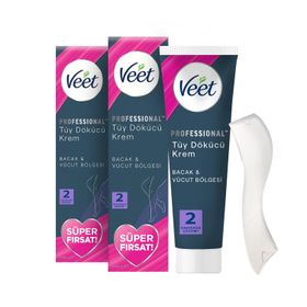 Veet Professional Süper Fırsat Paketi 2 x 200 ml Tüy Dökücü Krem