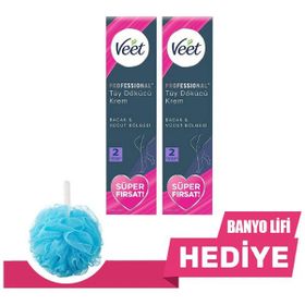 Veet Professional Tüm Ciltler 2x200 ml Tüy Dökücü Krem