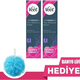 Veet Professional Tüm Ciltler 2x200 ml Tüy Dökücü Krem