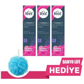 Veet Professional Tüm Ciltler 3x200 ml Tüy Dökücü Krem