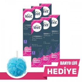 Veet Professional Tüm Ciltler 6x200 ml Tüy Dökücü Krem