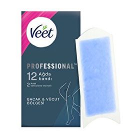 Veet Profesyonel Hassas Ciltler 12'li Ağda Bandı