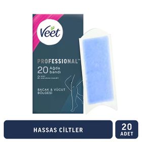 Veet Profesyonel Hassas Ciltler 20'li Ağda Bandı