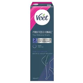 Veet Profesyonel Krem Bacak ve Vücut 100 ml Tüy Dökücü