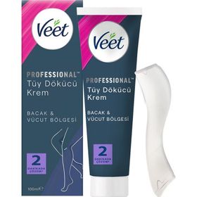 Veet Profesyonel Krem Bacak ve Vücut 100 ml Tüy Dökücü