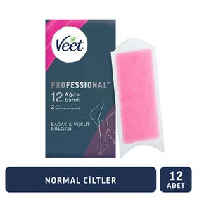 Veet Profesyonel Normal Ciltler 12'li Ağda Bandı
