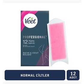 Veet Profesyonel Normal Ciltler 12'li Ağda Bandı