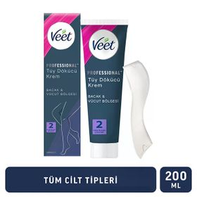 Veet Profesyonel Tüm Ciltler 200 ml Tüy Dökücü Krem