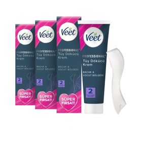 Veet Pure 3x200 ml Tüy Dökücü Krem
