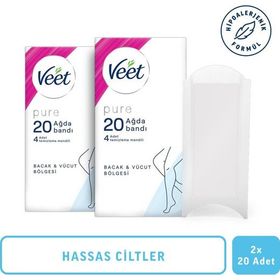 Veet Pure 40 Adet Ağda Bandı
