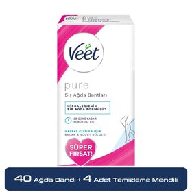 Veet Pure 40 Adet Ağda Bandı