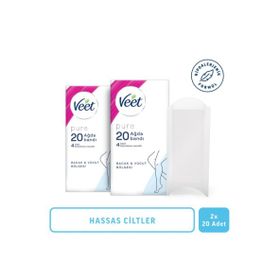 Veet Pure 40 Adet Ağda Bandı