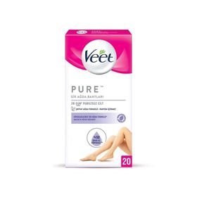 Veet Pure Bacak ve Vücut Bölgesi Sir Ağda 20'li Bant