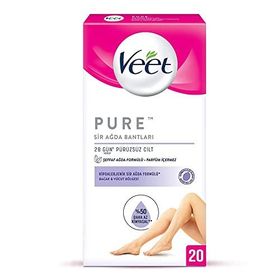Veet Pure Bacak ve Vücut Bölgesi Sir Ağda 20'li Bant