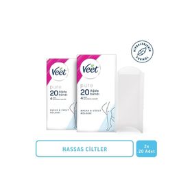 Veet Pure Bacak ve Vücut Sir Ağda 40'lı Bant