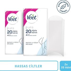Veet Pure Bacak ve Vücut Sir Ağda 40'lı Bant