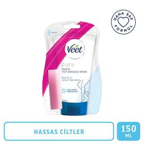 Veet Pure Duşta Hassas Ciltler 2x150 ml Tüy Dökücü Krem
