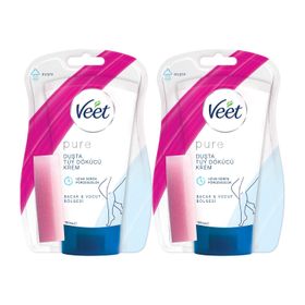 Veet Pure Duşta Hassas Ciltler 2x150 ml Tüy Dökücü Krem