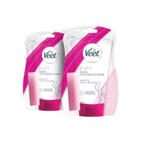 Veet Pure Duşta Normal Ciltler 2x150 ml Tüy Dökücü Krem
