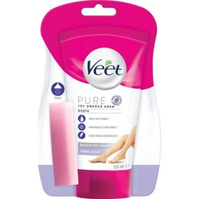 Veet Pure Duşta Normal Ciltler 3x150 ml Tüy Dökücü Krem