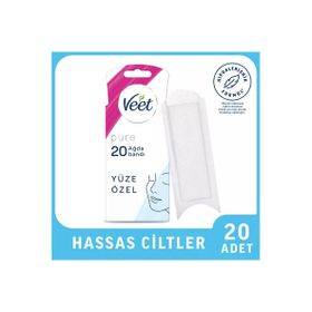 Veet Pure Hassas Ciltler 3x20'li Yüz Ağda Bandı