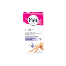 Veet Pure Hipoalerjenik 20 Adet Bacak ve Vücut Sir Ağda Bantları