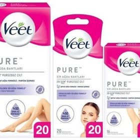 Veet Pure Hipoalerjenik Ağda Bandı Komple Bakım Seti