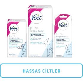 Veet Pure Hipoalerjenik Ağda Bandı Komple Bakım Seti