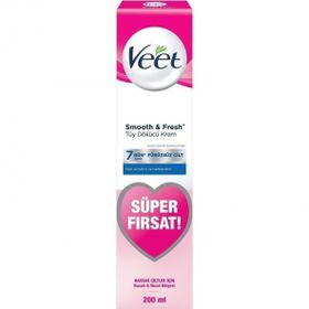 Veet Pure Tüy Dökücü Krem 200 ml Hassas Ciltler için Bacak ve Vücut Bölgesi