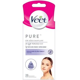 Veet Pure Yüz Bölgesi Sir Ağda 20'li Bant
