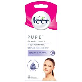 Veet Pure Yüz Bölgesi Sir Ağda 20'li Bant