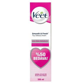 Veet Smooth & Fresh Tüy Dökücü Normal Ciltler İçin 200 ml Krem