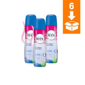 Veet Sprey Krem 6'lı Hassas Ciltler 150 ml Tüy Dökücü