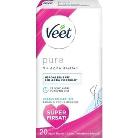 Veet Süper Fırsat 20'li Tüy Dökücü Sir Ağda Bandı