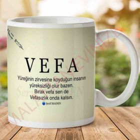 Vefa Baskılı Kupa