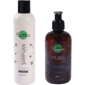 Veganeed Hacimlendirici 250 ml Lavanta Saçlar Şampuan + Itır Aromalı 250 ml Duş Jeli