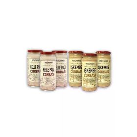 Veg&Bones 3 İşkembe Ve 3 Kelle Paça Çorbası 6 Adet Hazır Çorba Paketi